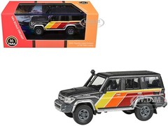 2014 TOYOTA LAND CRUISER LC76 “TRD” GRAY 1/64 DIECAST CAR BY PARAGON PA-56311