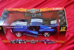 Badd Ride 1967 Shelby GT-500 1/24 Scale Blue W Stripes Damaged Paint New