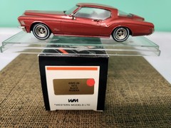 WESTERN MODELS WM62 1972 BUICK RIVIERA BOAT TAIL 1/43 Diecast RED METALLIC RARE