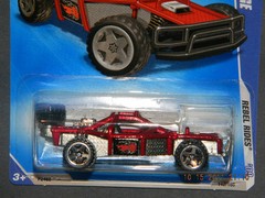 HW HOT WHEELS 2009 REBEL RIDES #6/10 ROLL CAGE DUNE BUGGY HOTWHEELS RED