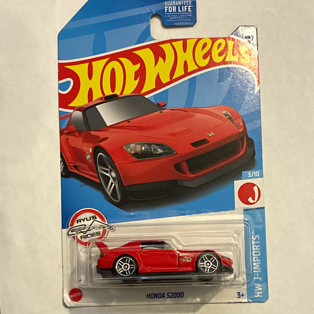 Hot Wheels Honda S2000 HW J-Imports 1:64 Red/Black Diecast Car Unopened