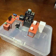 1/64 Office Accessories Furniture Model Garage Workshop Decoration Prop Ornament