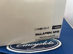 Carousel 1 McLaren M16 1975 Indy 500 #2 Rutherford #4803 Gatorade 1:18 Scale NEW