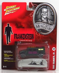 Johnny Lightning Universal Studios Monsters Frankenstein 2001 Hummer H1 #6 1:64