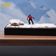 1/64 Snow Platform Snowy Scene Base Square Display Base fit Diorama Figure Model