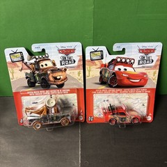 2023 DISNEY PIXAR CARS ON THE ROAD CRYPTID BUSTER LIGHTNING MCQUEEN & MATER LOT