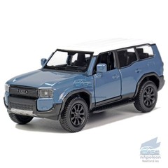 1/36 Toyota Land Cruiser 250 Model Car Diecast Toy Vehicle Gift Collection Blue