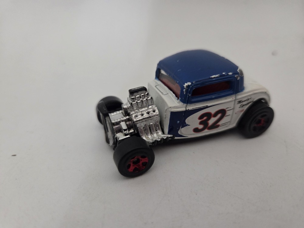 Hot Wheels Premium Matte Blue Orange ’32 Ford Loose Diecast Vehicle