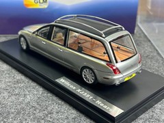 GLM 1/43 Jaguar XJ (X351) Hearse Wilcox Eagle Resin Car Model Silver Collection