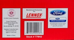 Rare NEW Collectible Lennox 1969 die cast Ford Mustang Boss 302 Racer