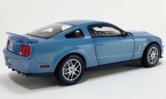 2007 Ford Mustang GT500 Windveil Blue Diecast 1:64 Scale Model – ACME SC64003
