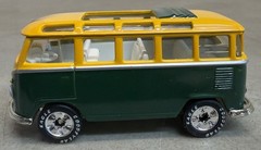 1998 MATCHBOX VW Transporter Rubber Goodyear Eagle Tires Green &Yellow Proto?