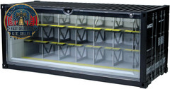 1:64 Diecast Car Display Case with LED Lighting – Multi-Level Parking Garage Dio