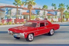 1967–1968 Chevrolet Caprice/Impala 396ci V8 Custom Coupe 1/64 Scale Ltd Edit E