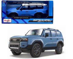 MAISTO 1:24 2024 TOYOTA LAND CRUISER DIECAST MODEL TRUCK BLUE 32924