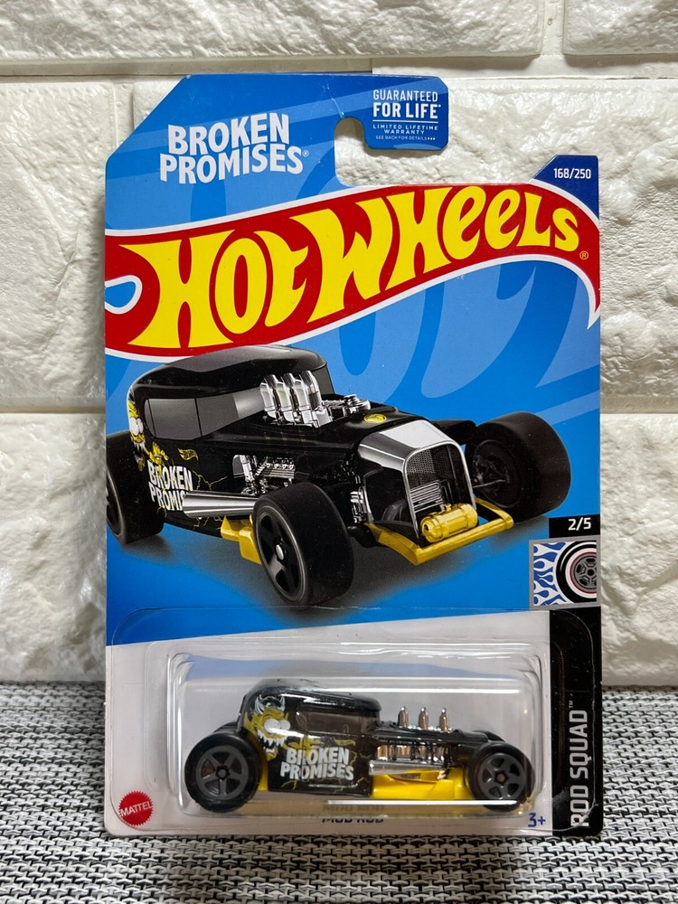 Hot Wheels Rod Squad 2/5 Mod Rod 168/250 Broken Promises Black