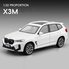 1:32 BMW X3M X3 SUV 2025 Alloy Diecast Car Model Sound Light Kid’s Collectibles