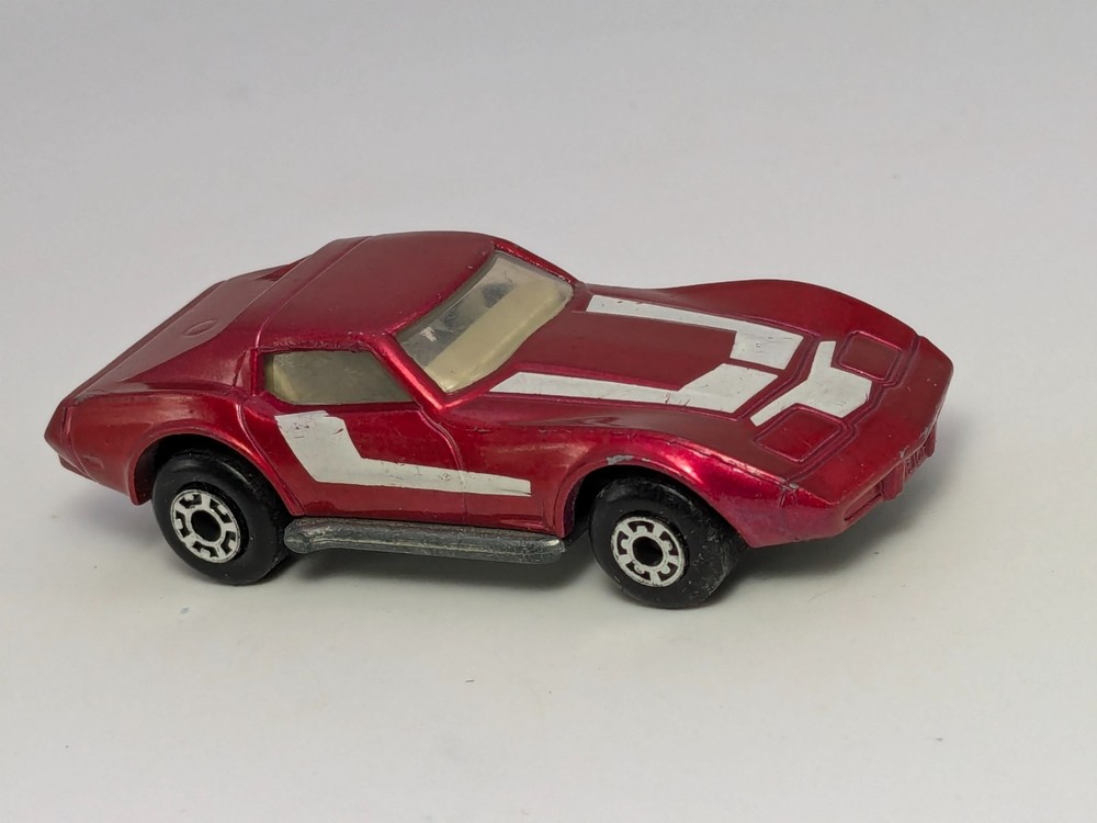 Vintage 1976 Matchbox Superfast Lesney Red Corvette Stingray Car No. 62