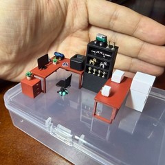 1/64 Office Accessories Furniture Model Garage Workshop Decoration Prop Ornament