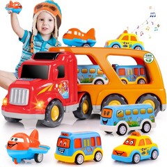 Nicmore Carrier Truck Toddler Toys Car Transport Toy for 1 2 3 4 Year Old Boy…