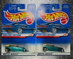 PHAETON HOT WHEELS FIRST EDITIONS LOT OF 2 METAL BASE + BODY