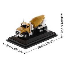 1/160 Scale Concrete Truck Excavator Loader Tractor Alloy DieCast Mini Model Toy