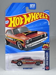 Hot Wheels ’68 Dodge Dart Orange Drag Racers 5/10 104/250