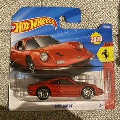 🔥Hot Wheels Ferrari Dino 206 GT🔥G Case 2026🔥No 150🔥Short Card🔥Combine Post