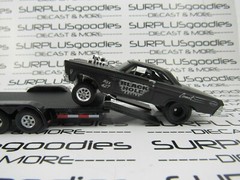 Hot Wheels LOOSE 1965 ’65 MERCURY COMET CYCLONE GASSER Black Hole w/Car Trailer