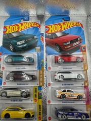 Hot Wheel Audi RS 6 Avant, Sport Quattro 94 Audi Avant, ’87 Audi Quattro Lot of8