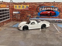 2022 HOT WHEELS 1:64 WHITE 1998 NISSAN R390 GT1 WHEEL SWAP REAL RIDERS