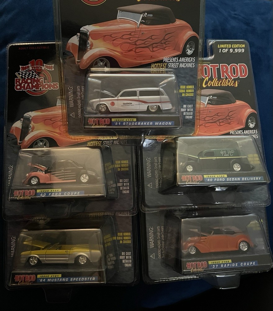 🏁 Racing Champions Hot Rod Collectibles Limited Edition-TAKE YOUR PICK-