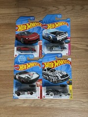 Hot Wheels Mainline 3 Zamac 1 Red Edition Lot of 4 Cars 1:64