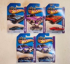 2013 Hot Wheels “HW Showroom” Heat Fleet & Hot Trucks – Lot of (5) *Unopened*