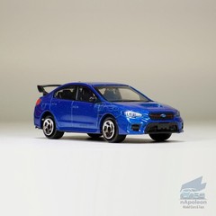 1:64 Subaru WRX STI Model Car Alloy Diecast Toy Vehicle Collection Kid Gift Blue