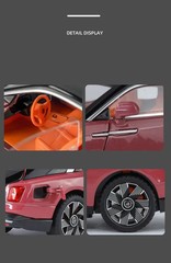 1:24 Rolls Royce Spectre Alloy Luxury Diecast Car Model Sound Light Kids Gift