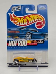 Hot Wheels – Hot Rod Magazine Series – Track-T – Yellow w/ Flames