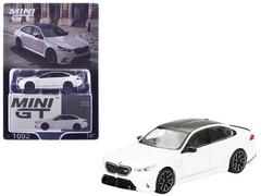 BMW M5 Alpine White with Carbon Top Limited Edition 1/64 Diecast Model Car by Mi