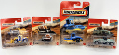 Matchbox Construction Vehicles Skidster, Grinder, Roller, Lifter Set of 4 1:64