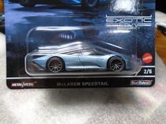 Hot Wheels Exotic Envy McLaren Speedtail with Real Riders