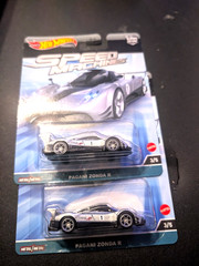 hot wheels 2023 Pagani zonda r #3/5 silver hw premium car culture speed machine