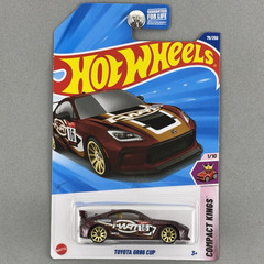 2025 Hot Wheels TOYOTA GR86 Cup Metallic Rootbeer Compact kings 1/10 Hart Sparco