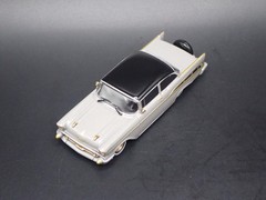 1957 57 CHEVY CHEVROLET BEL AIR LOWRIDER GRAY 1:64 SCALE DIECAST MODEL CAR