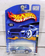 Hot Wheels Collector #074 Silver & Blue Pontiac Banshee Logo Motive Series