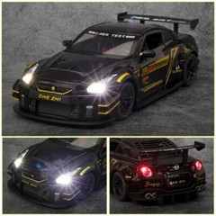 1:32 Nissan Skyline Ares GTR R35 Diecast Toy Vehicle Light Car Free Shipping New
