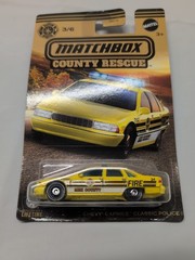 MATCHBOX County Rescue 3/6 CHEVY CAPRICE CLASSIC FIRE CHIEF NIP