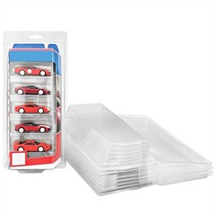 10-100PCS Display Case For HotWheel 5-Pack 1:64 Scale Toy Cars Protector Box
