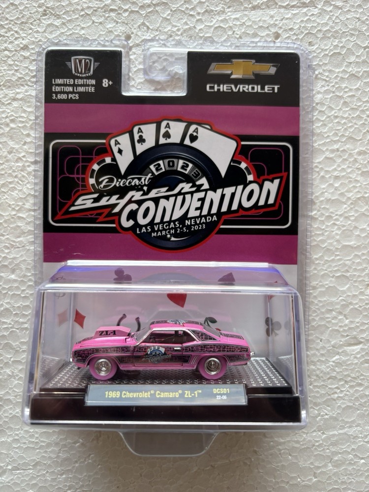 M2 1969 Chevrolet Camaro ZL‑1 Pink DSC 2023 Exclusive Limited 3600 Pieces