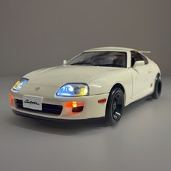 Solido 1/18 TOYOTA SUPRA MK4 JDM Dragster Diecast Drag LED WORKING LIGHTS