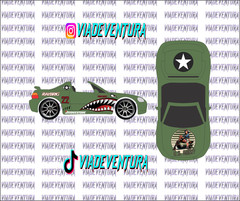 Army 1/64 Del Sol WHITE TONER Universal WaterSlide Decal for Hot